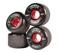 Produktbild: JUCKER HAWAII Longboard Rollen für Longboard, Skateboard, Cruiser & Mini Cruiser Wheels STREETBALLS - Longboard Skateboard Cruiser Rollen 60 MM 80A Mini Balls Black