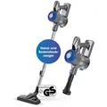 Produktbild: CLEANmaxx Akku-Hand- & Bodenstaubsauger - anthrazit/blau - Grau/Blau