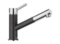 Produktbild: Blanco KANO-S Küchenarmatur 526174 ausziehbar, SILGRANIT-Look silgranitschwarz
