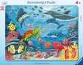 Produktbild: Ravensburger Kinderpuzzle - Unten im Meer - 30-48 Teile Rahmenpuzzle für Kinder ab 4 Jahren