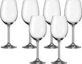 Produktbild: Leonardo Daily Rotwein-Glas 6er Set, Rotwein-Kelch mit Stiel, spülmaschinenfeste Wein-Gläser, Höhe 22,6 cm, 460 ml, 063316