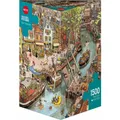 Produktbild: Heye Puzzle Say Cheese 1500 Teile - Cartoon Amsterdam Puzzle