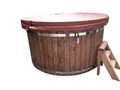 Produktbild: JVmoebel Whirlpool-Badewanne Holz-Badefass mit Heizung für entspannende Wellnessmomente, Made in Europe