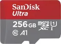 Produktbild: SD MicroSD Card 256GB SanDisk Ultra Class 10 inkl. Adapter