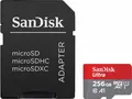 Produktbild: SanDisk Ultra - Flash-Speicherkarte (microSDXC-an-SD-Adapter inbegriffen) - 256GB - A1 / UHS Class 1 / Class10 - microSDXC UHS-I (SDSQUAC-256G-GN6MA)