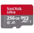 Produktbild: Sandisk microSDXC Ultra A1 - Speicherkarte & Adapter - 256 GB Speicherkarte (256 GB)