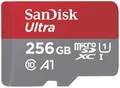 Produktbild: SanDisk microSDXC Ultra 256GB (A1/UHS-I/Cl.10/150MB/s) + Adapter 