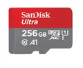 Produktbild: SanDisk Ultra memory microSDXC card + SD adapter, 150 MB/s, SDSDSQUAC-256G-GN6MA