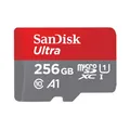Produktbild: SanDisk Ultra microSDXC 256GB Speicherkarte + SD Adapter 150MB/s A1 Class 10 UHS