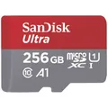 Produktbild: SanDisk microSDXC Ultra 256GB (A1/UHS-I/Cl.10/150MB/s) + Adapter Mobile
