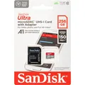 Produktbild: SanDisk Ultra microSDXC A1 256GB 150MB/s Adapt.SDSQUAC-256G-GN6MA MicroSD Karte