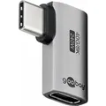 Produktbild: Goobay USB-C-Adapter horizontal 90°, USB4 (USB Typ C, USB Typ C) (74441)