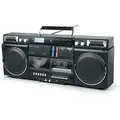 Produktbild: Muse Bluetooth Retro mit Radio, CD, Kassettenrekorder Boombox (CD / CD-R / CD-RW / MP3) schwarz