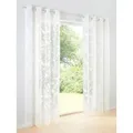 Produktbild: Gardine HEINE HOME Gr. 4, weiß (sanftes weiß), B:140cm H:245cm, Leinen, Polyester, Viskose, Gardinen, Gardine