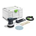 Produktbild: Festool Exzenterschleifer ETS 150/5 EQ-Plus (mit Schleifteller Ø 150 mm MULTI-JETSTREAM 2 (weich W-HT), Filterkassette, Schraubendreher), im Systainer