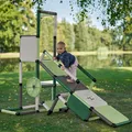 Produktbild: Quadro Evolution Spielturm mit Babyrutsche, für Garten und Kinderzimmer, ab 6 Monaten – Mint