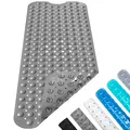 Produktbild: Badewannenmatte Duschmatte 100x40 cm Badewanneneinlage Antirutschmatte rutsch...
