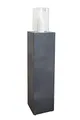Produktbild: VIVANNO Windlichtsäule Boden-Windlicht Kerzenhalter Deko-Laterne Fiberzement Lumira 97 cm hoch Grau
