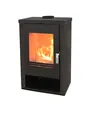 Produktbild: Neu: VERSO Theia  Bauart 1 schwarz Kaminofen 9 kW EEK A+ BImSchV Stufe 2 conform