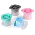 Produktbild: 4x XXL Eiswürfelform Rund 6 cm | Eiswürfelbehälter für perfekte Eiskugeln | G...