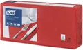 Produktbild: TORK Geschirr-Set Lunchservietten Advanced 33x33cm 1/4 Falz 3-lagig rot VE=150 Stück