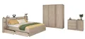 Produktbild: Parisot Komplettschlafzimmer Escale in Japanische Eiche mit 140er Doppelbett, (Komplett-Set, 5-tlg., in verschiedenen Varianten wählbar), in verschiedenen Varianten wählbar