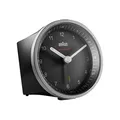 Produktbild: BRAUN Funkwecker BC 07 SB-DCF schwarz silber/schwarz Kunststoff, Ø 8,0 cm