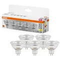 Produktbild: 5er Pack OSRAM GU5.3 LED Base MR16 Strahler 3,8W=35W 36°-Abstrahlwinkel 2700K warmweißes Licht 12V