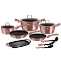Produktbild: 5999056798151 COOKWARE SET 12 ELEM. I-ROSE BERLINGER HAUS BH-6044 BERLINGER HA
