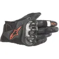 Produktbild: Alpinestars SMX 1 Air V2 Motorrad Handschuhe, schwarz-rot, Größe L für Männer