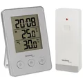 Produktbild: Temperaturstation WS9175 Silber Wetterstation Uhr Techno Technoline WS 9175