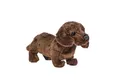 Produktbild: Teddys Rothenburg Kuscheltier Hund Dackel 19 cm dunkelbraun Plüschhund Stofftier (Plüschtier, Stoffhund, Plüschdackel, Stoffdackel)