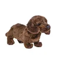 Produktbild: Kuscheltier Hund Dackel 19 cm dunkelbraun Plüschhund Stoffdackel