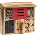 Produktbild: Relaxdays Insektenhotel 10020084, geflammt, mit Flachdach, 33 x 29 x 14cm
