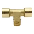 Produktbild: Riegler T-Stück, innen/außen/innen, G/R 1/4, SW 13, Messing blank