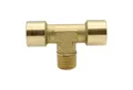 Produktbild: RIEGLER Verteiler Riegler T-Stück, innen/außen/innen, G/R 1/4, SW 13, Messing blank