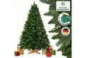 Produktbild: MERRY TREE Künstlicher Weihnachtsbaum Premium künstlicher Weihnachtsbaum aus naturgetreuem PVC + PE, Nordmanntanne, Spritzguss Mix mit Holzfuß