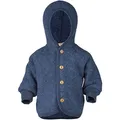 Produktbild: ENGEL Baby Jacke mit Kapuze Wollfleece, 86-92/86/92, blau Melange