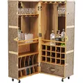 Produktbild: Kare Design Schrankkoffer Bar West Coast, Hausbar, Kofferbar rollbar, 154x60x60cm (H/B/T)