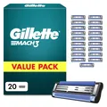 Produktbild: Gillette Mach 3 Rasierklingen Herren Original Ersatzklingen Blau 20 Stück 15