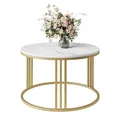 Produktbild: Lookway Couchtisch Lori LEVANTO mit goldenem Gestell