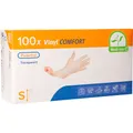 Produktbild: Papstar Einmalhandschuhe Medi-Inn Comfort, Vinyl, puderfrei, latexfrei, transparent, 100 Stück (S) (93021)