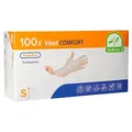 Produktbild: Medi-Inn unisex Einmalhandschuhe COMFORT transparent Größe S, 100 St.