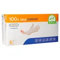 Produktbild: Medi-Inn® unisex Einmalhandschuhe COMFORT transparent Größe S, 100 St.