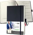 Produktbild: sigel Buchkalender Conceptum DIN A5 immerwährend schwarz Tagesplaner