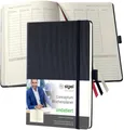 Produktbild: sigel Buchkalender Conceptum, DIN A5, immerwährend, schwarz