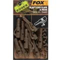 Produktbild: Fox Edges Camo Size 10 Slik Lead Clip + pegs - 10 Leadclips, Bleiclips, Befestigungsclips, Clips zum Karpfenangeln