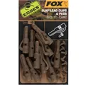 Produktbild: Fox Edges Camo Size 10 Slik lead clip + pegs - 10 Leadclips, Bleiclips, Clips