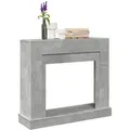 Produktbild: Kaminumrandung Betongrau 100x30x87,5 Cm Holzwerkstoff Vidaxl