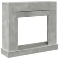 Produktbild: vidaXL Kaminumrandung Betongrau 100x30x87,5 cm Holzwerkstoff - Grau